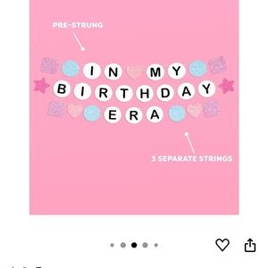 Taylor Swift birthday friendship bracelet garland